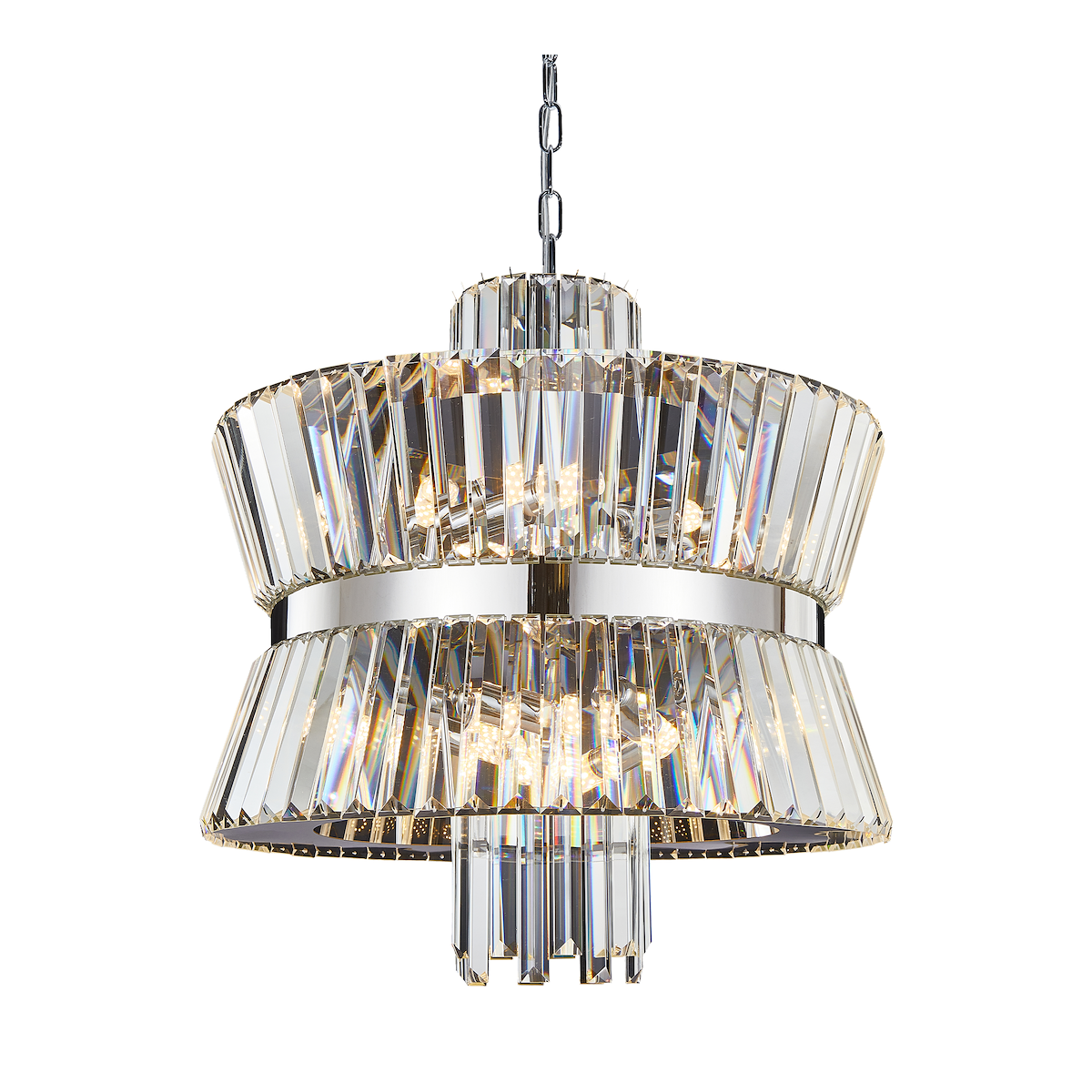 MiLagro Żyrandol AURELIA CHROME 12xE14 ML0406