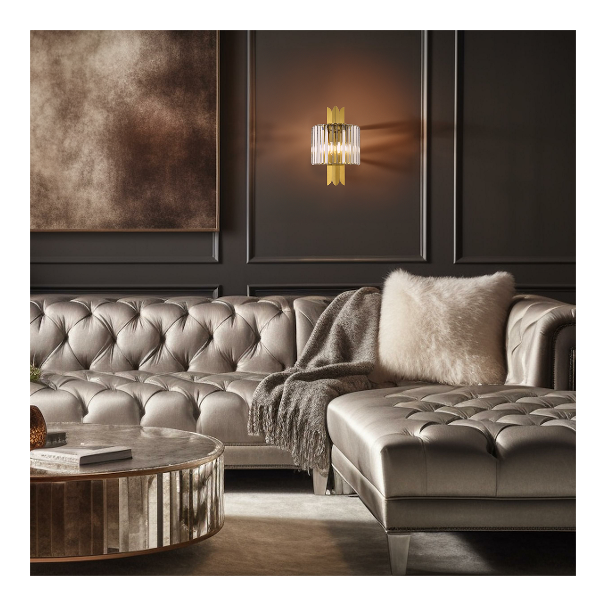 MiLagro Kinkiet MARGOT GOLD 2xE14 ML0411