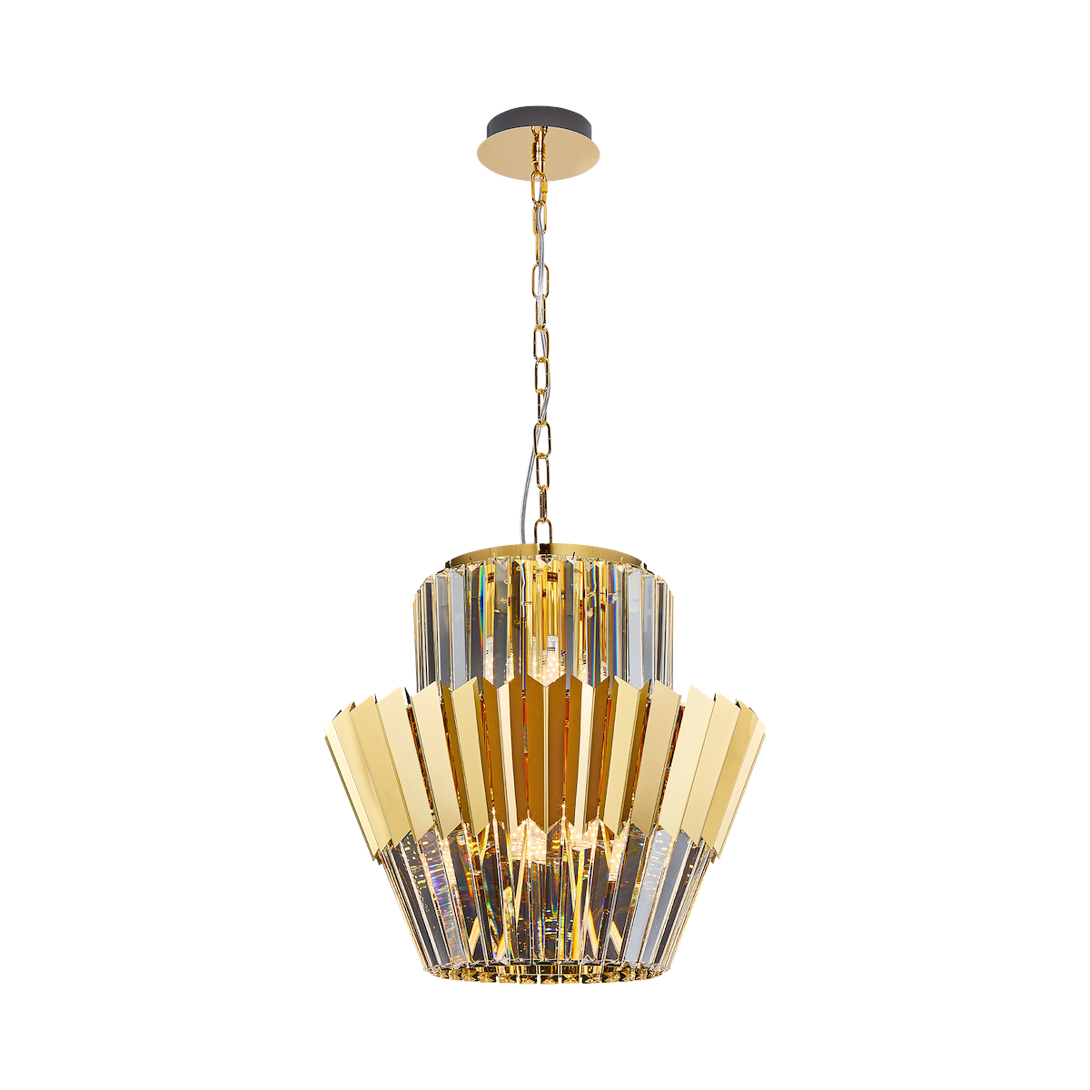 MiLagro Żyrandol DONNA GOLD 9xE14 ML0413