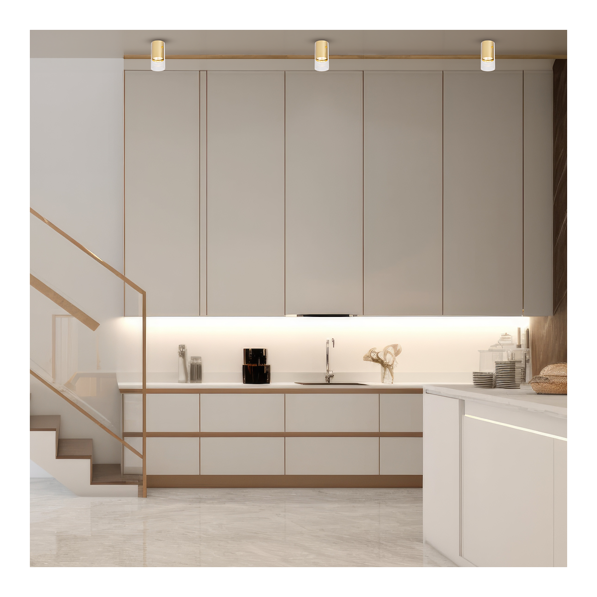 MiLagro Oprawa Ricky Downlight Złoty 1xGU10 ML0688