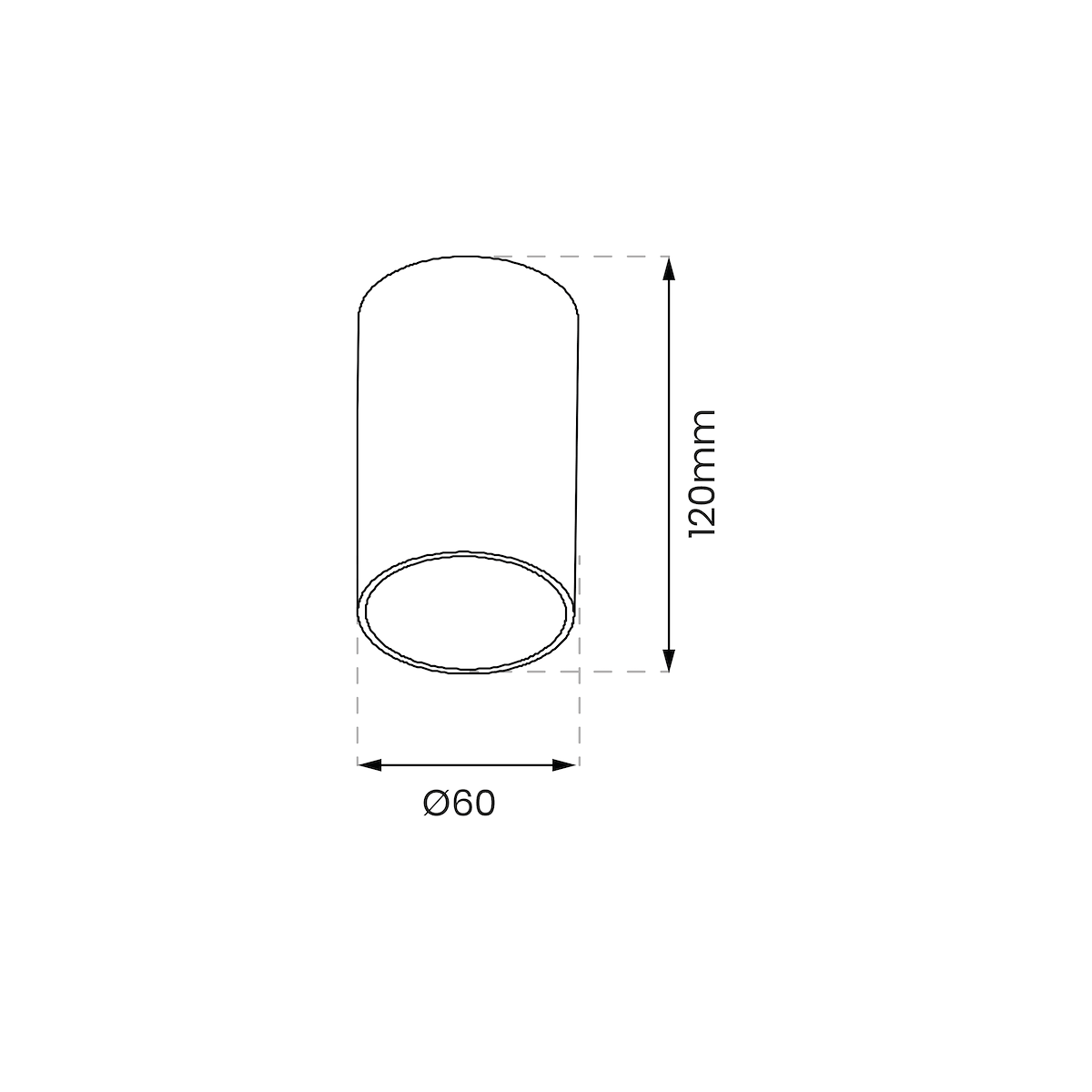 MiLagro ML0688 Ricky Downlight złoty GU10