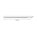 MiLagro ML0706 prowadnica Track 2m czarna