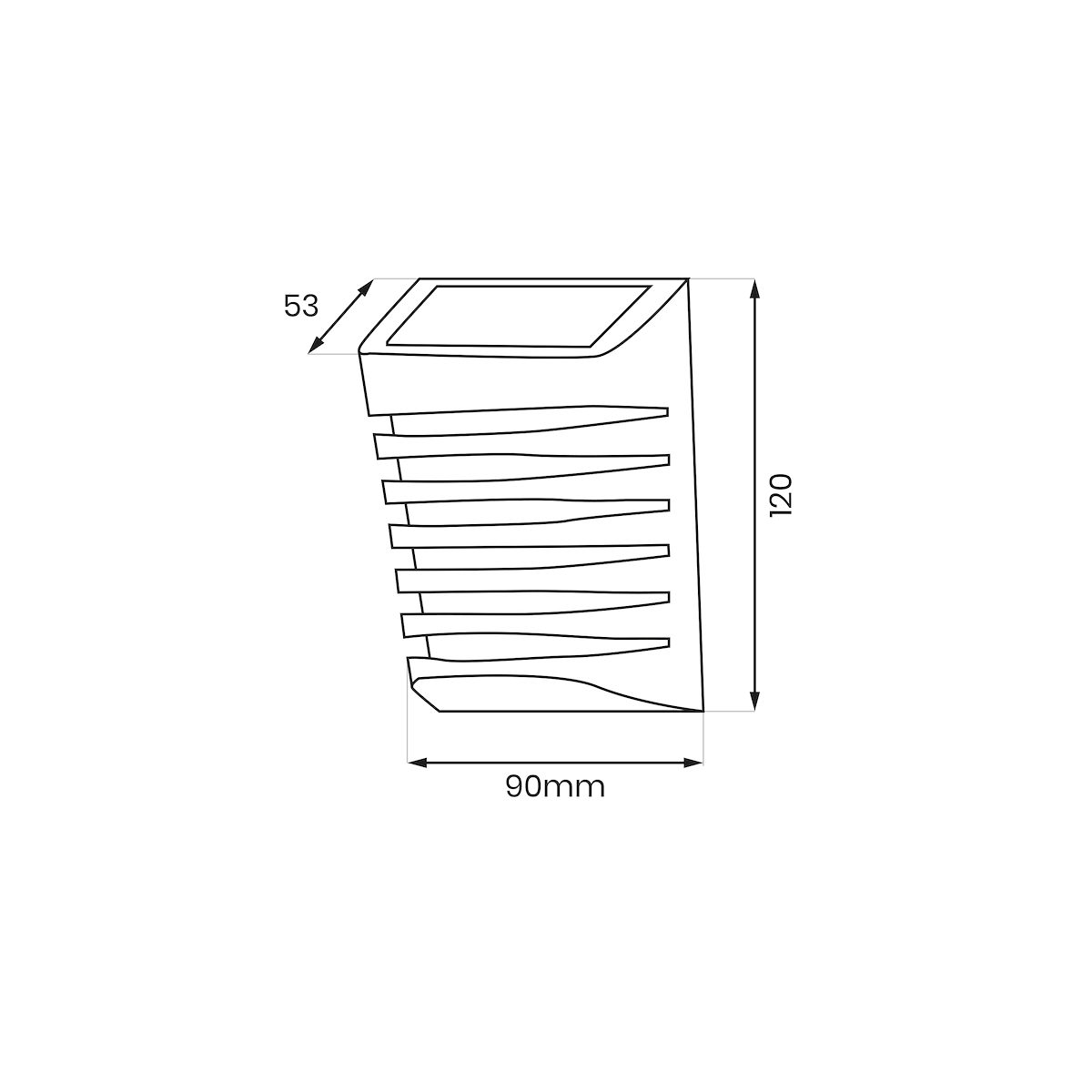 EKO-LIGHT EK0723 kinkiet solarny Strip