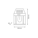 MiLagro EK0726 kinkiet solarny Filo 3000K