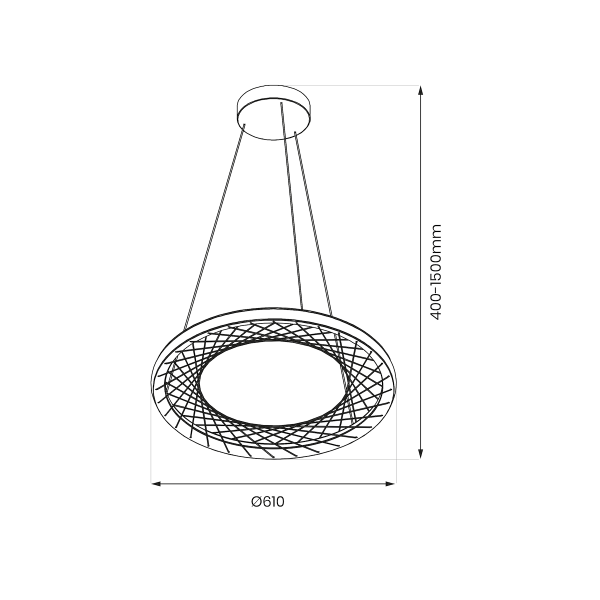 Lampa wisząca NEST 43W LED ML0524
