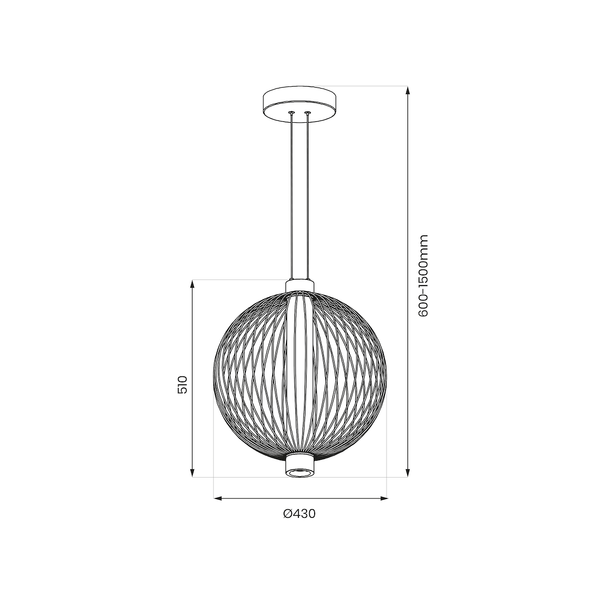 Lampa wisząca KYOTO 32W LED ML0526