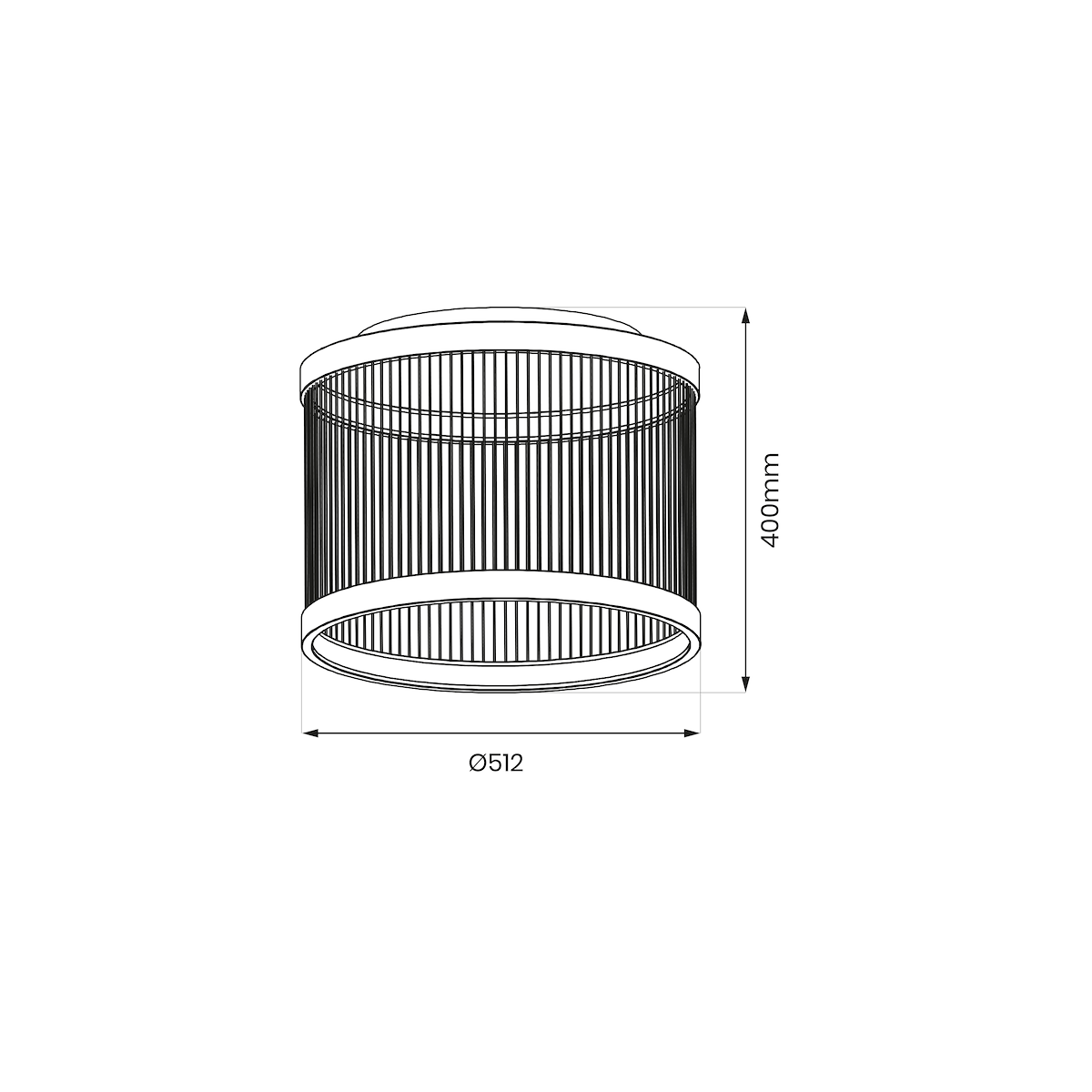 Lampa sufitowa Guarda 43W LED ML0528