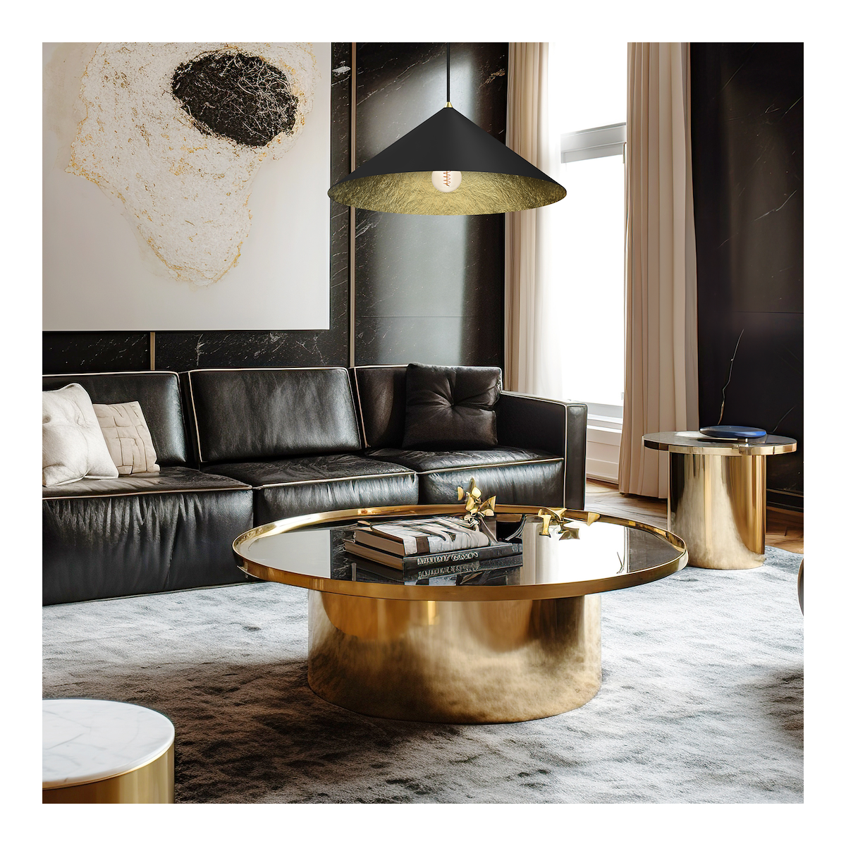 MiLAGRO Fuji Ø50cm lampa wisząca E27