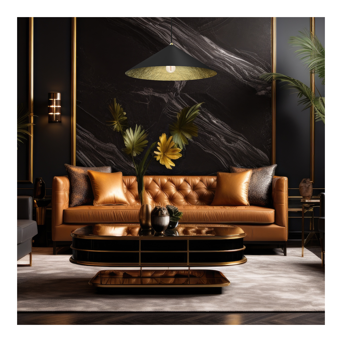 MiLAGRO Fuji Ø70cm lampa wisząca