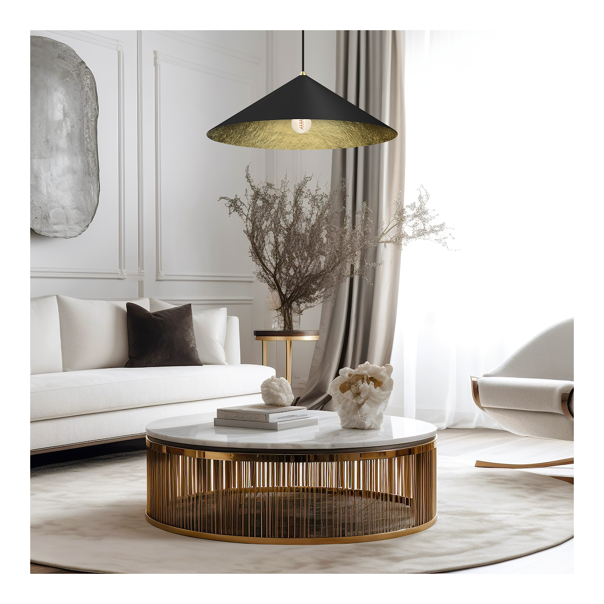 MiLAGRO Fuji Ø70cm lampa wisząca