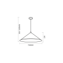 MiLAGRO Fuji Ø70cm lampa wisząca