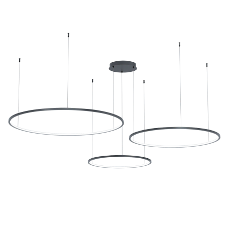 MiLAGRO Saturno czarna 100W LED