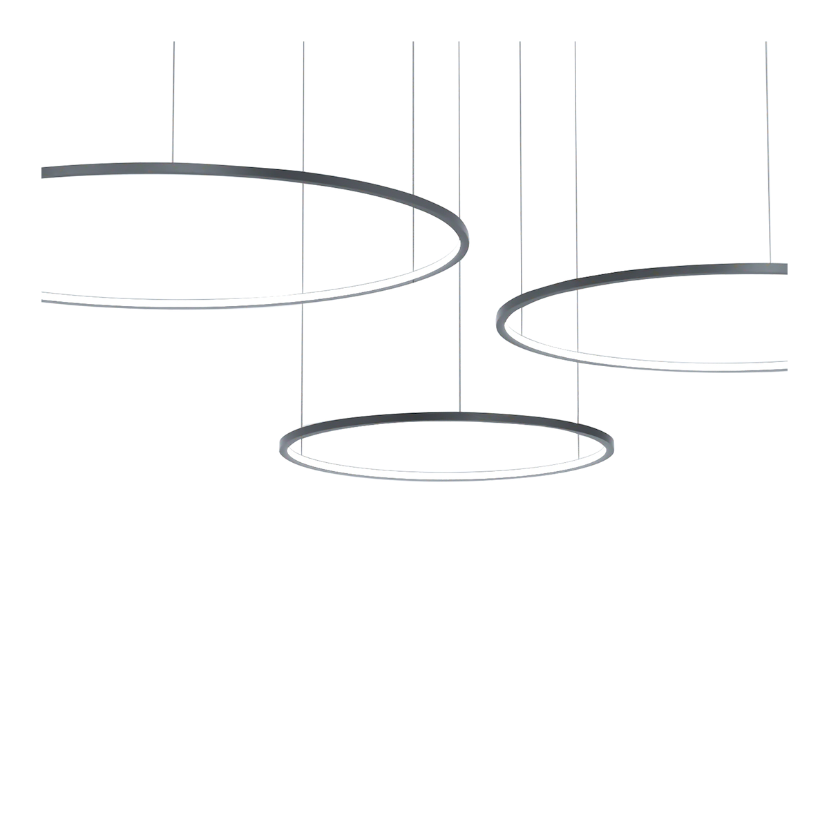 MiLAGRO Saturno czarna 100W LED