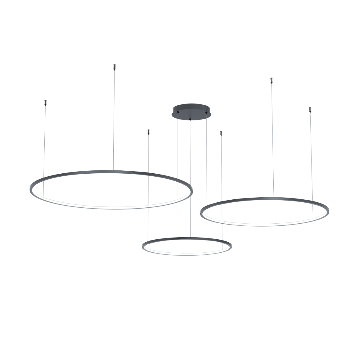 MiLAGRO Saturno czarna 100W LED