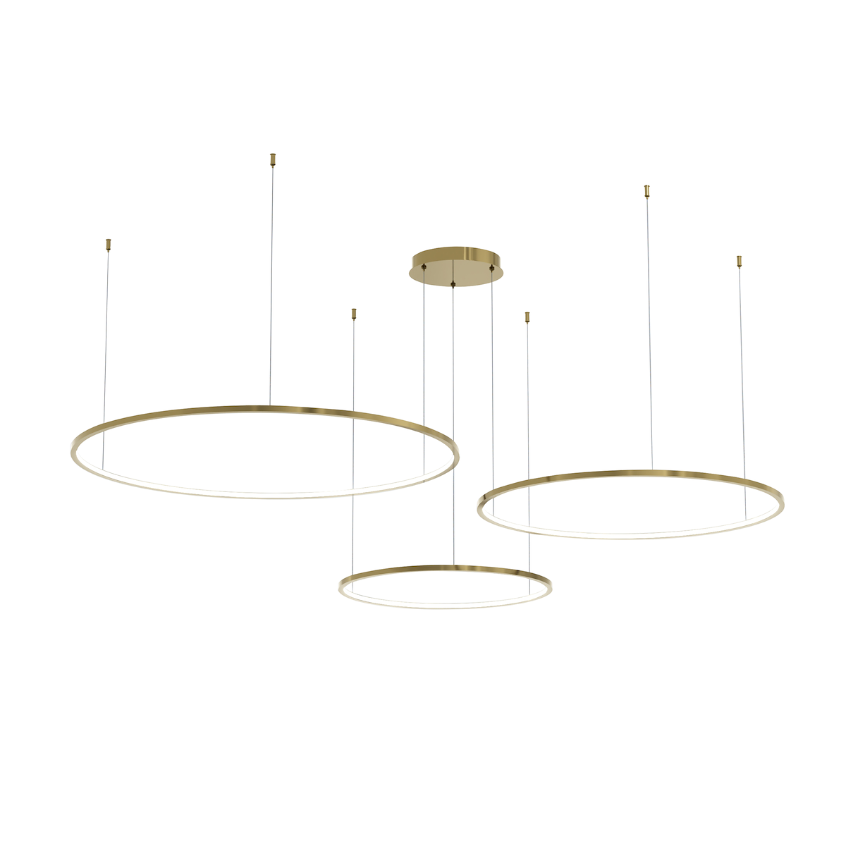MiLagro Lampa wisząca Saturno Gold 100W LED ML0847