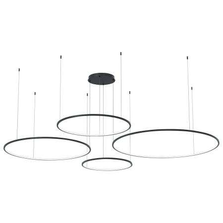 MiLAGRO Saturno czarna 120W LED