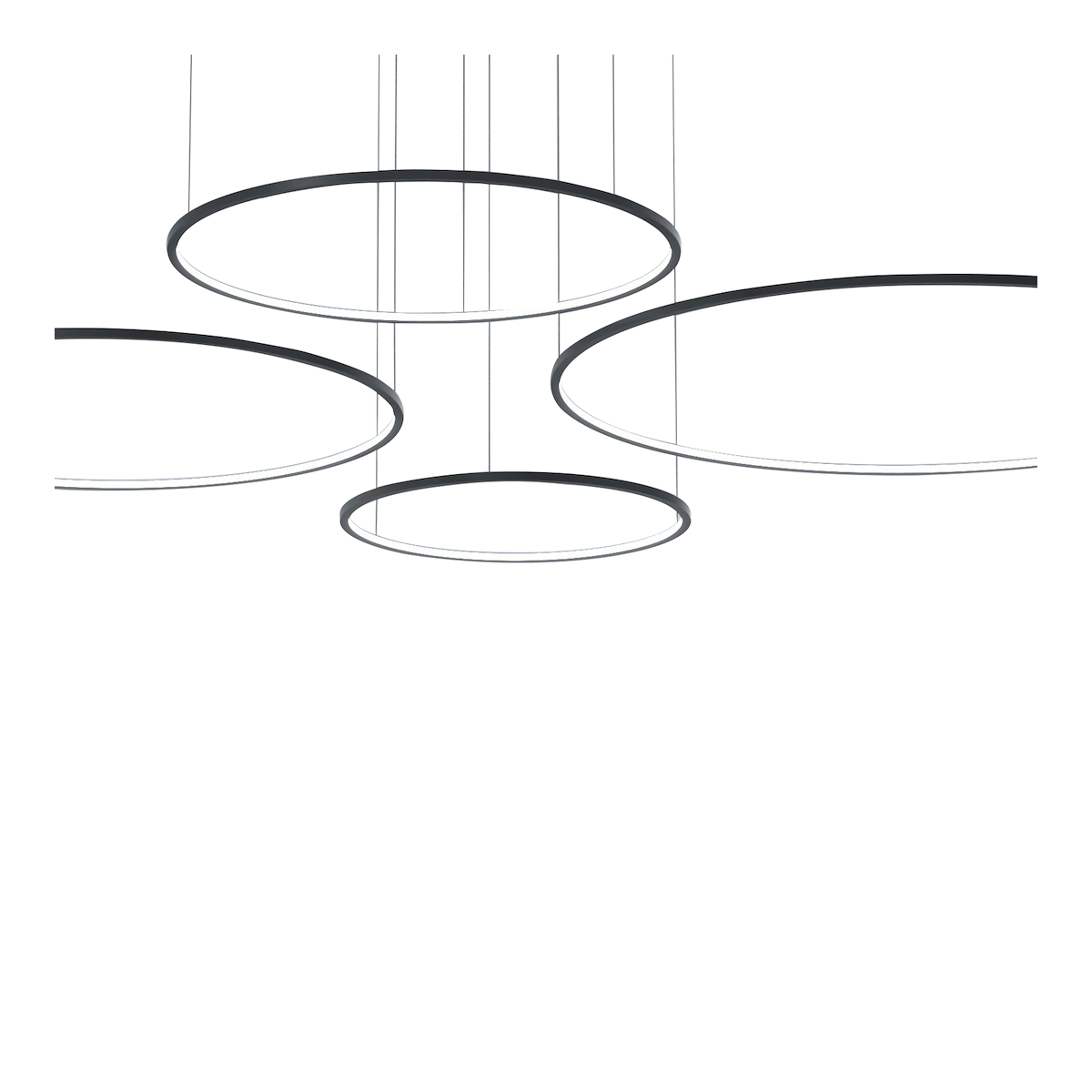 MiLAGRO Saturno czarna 120W LED