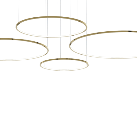 MiLagro Lampa wisząca Saturno Gold 120W LED ML0849