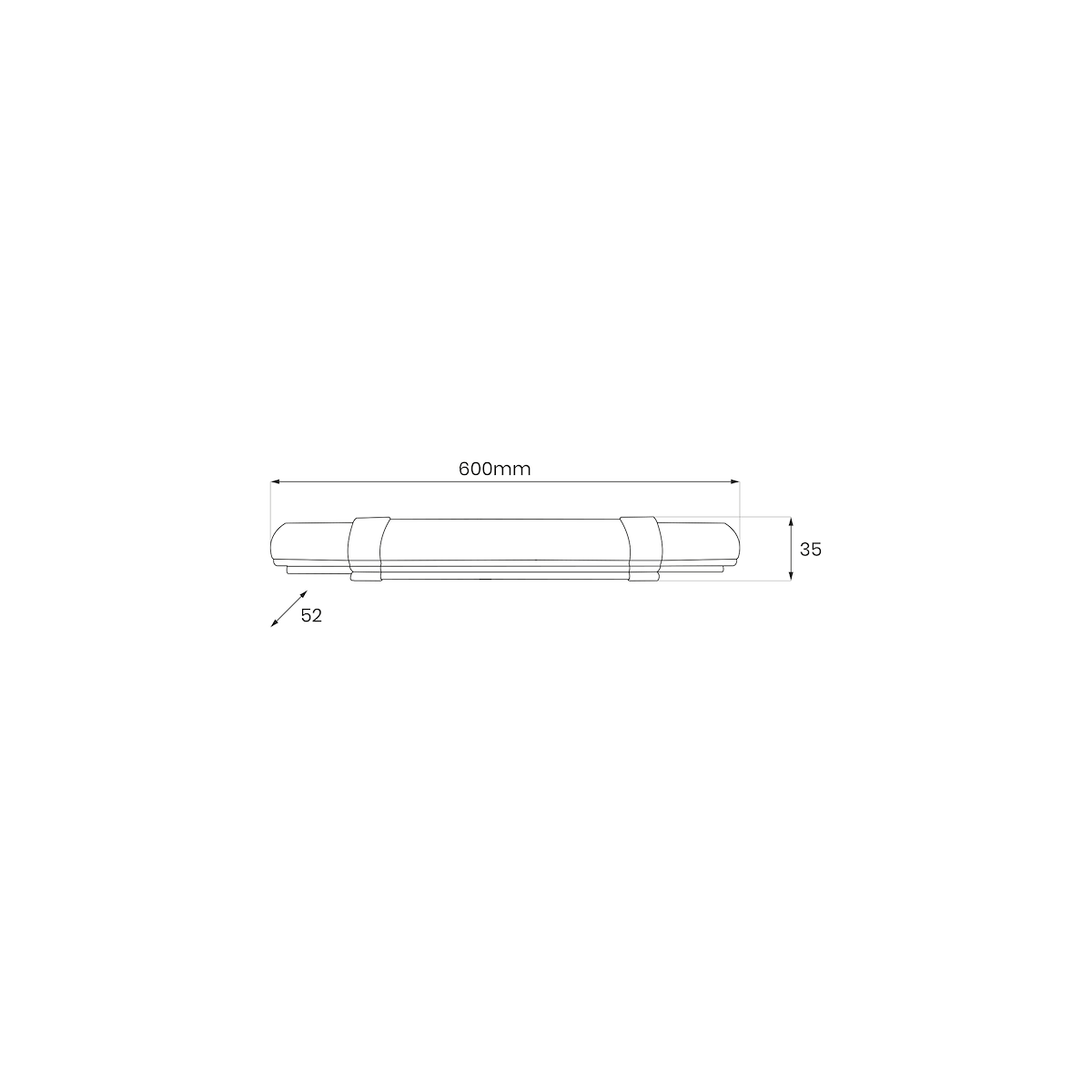 MiLagro EK0850 listwa LED Batten IP65