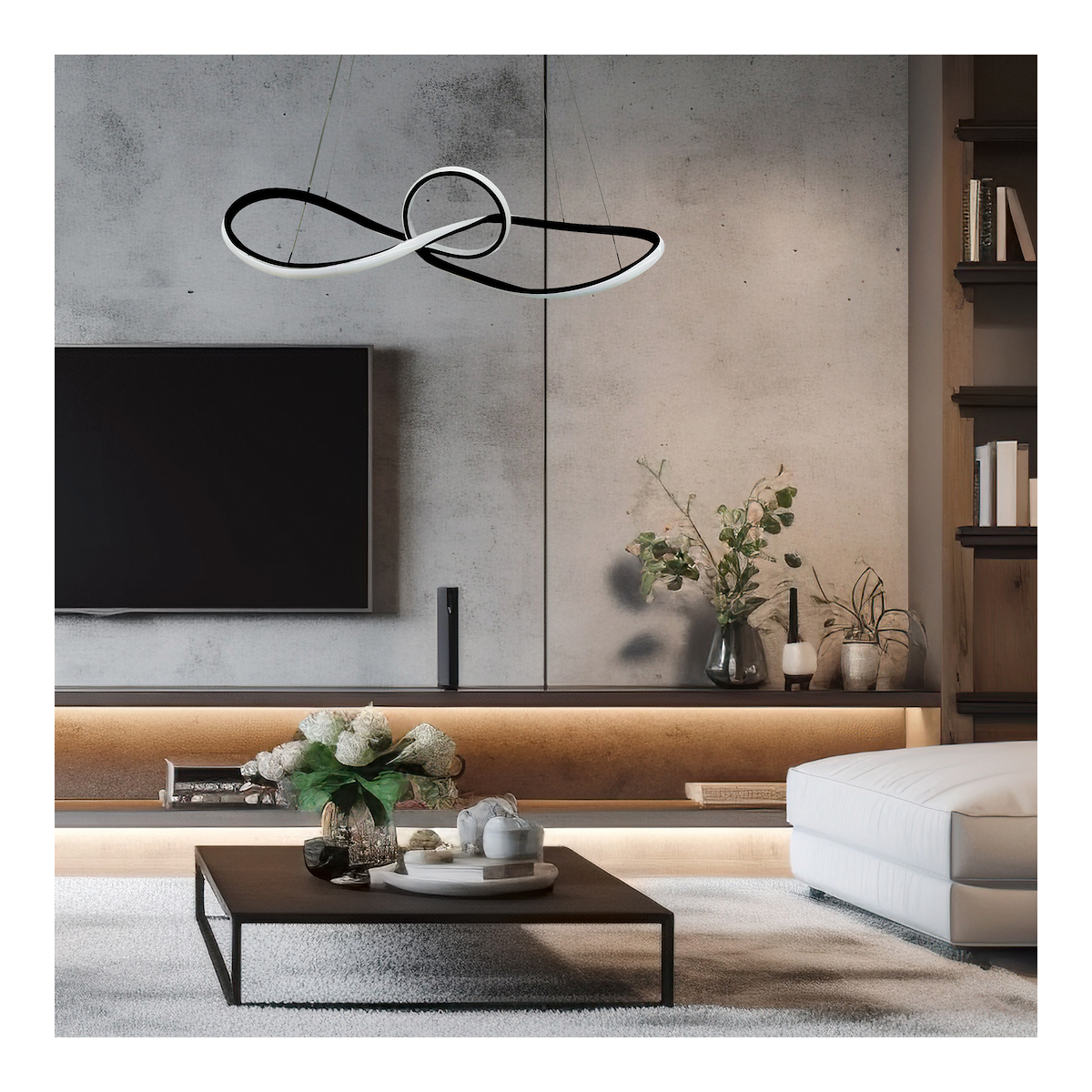 MiLagro ML8116 Marco Black lampa LED