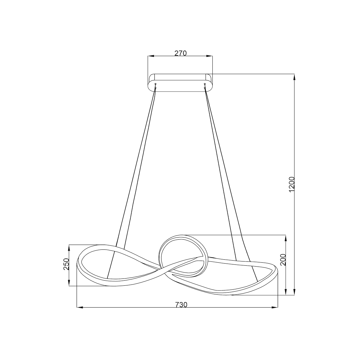MiLagro ML8117 Marco Chrome lampa LED