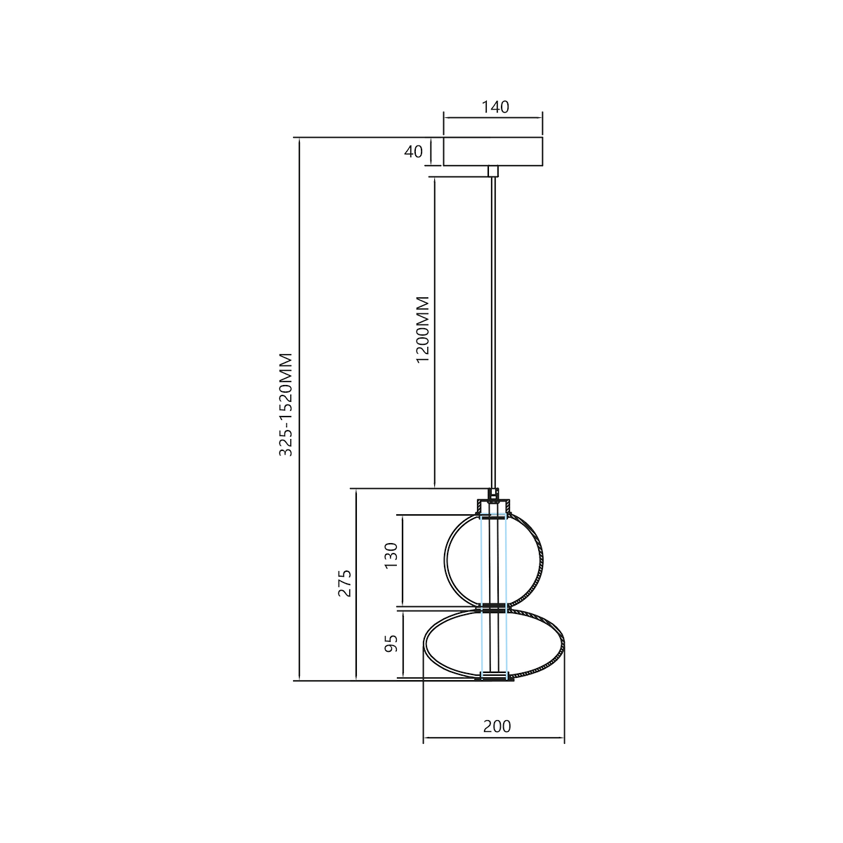 MiLagro Lampa wisząca DAPHNE WHITE 12W ML0862