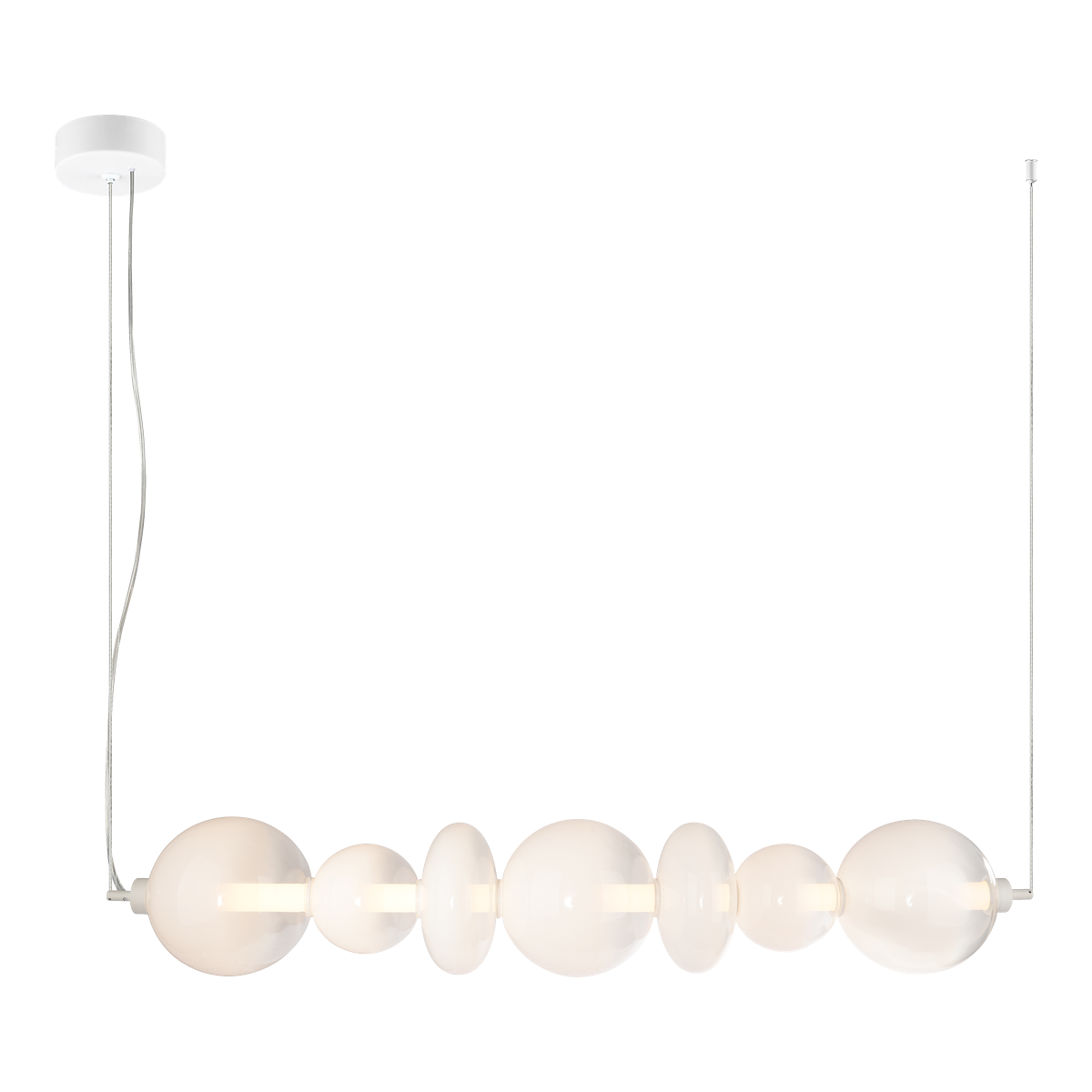 MiLagro Lampa wisząca DAPHNE WHITE 40W ML0864