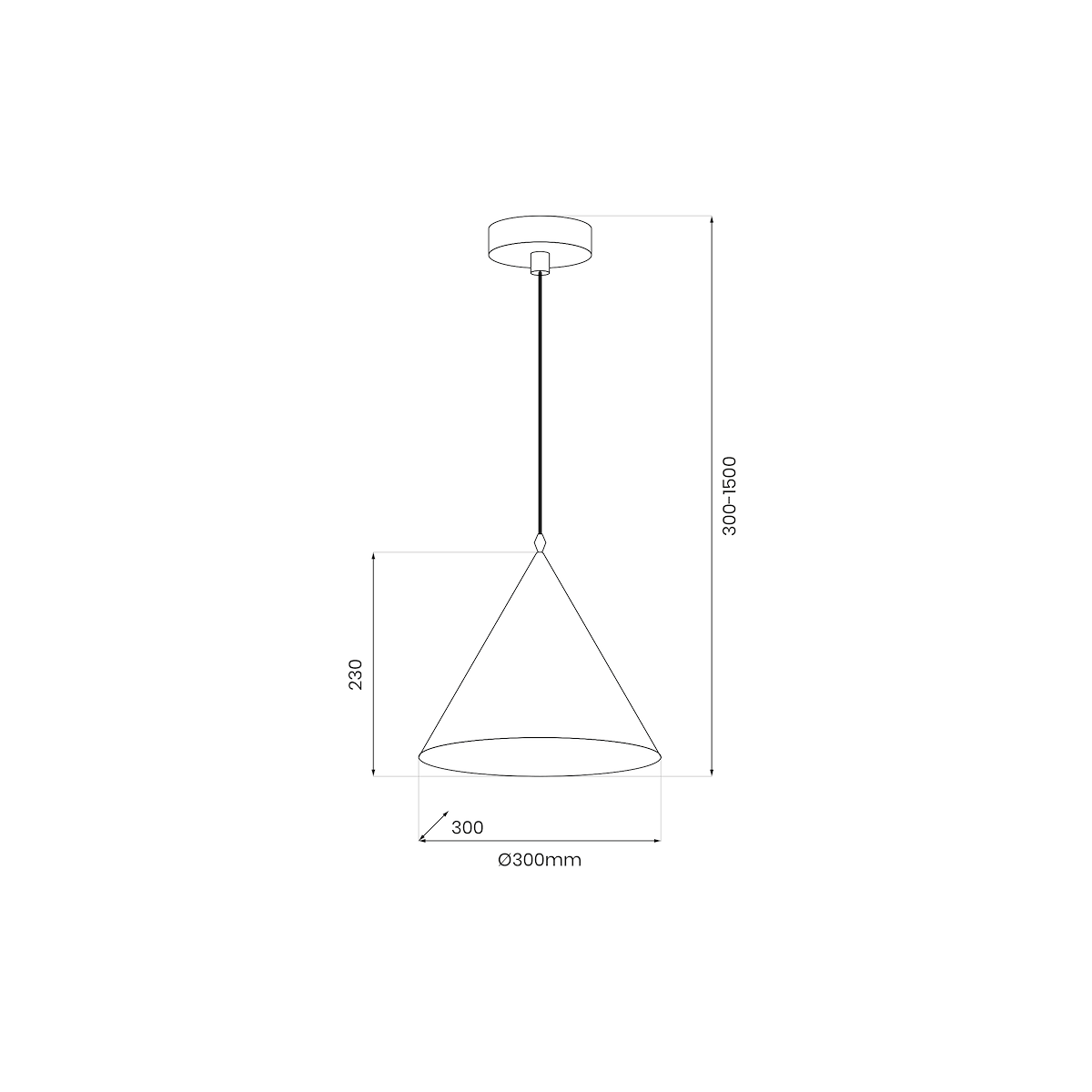 MiLagro Lampa wisząca Bosco 1xE27 MLP0871