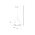 MiLagro Lampa wisząca Bosco 1xE27 MLP0871