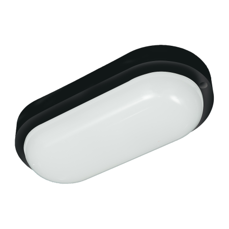 MiLagro Oprawa Kanałowa Davo Owal 8W 4000K IP64 Czarny EK1039