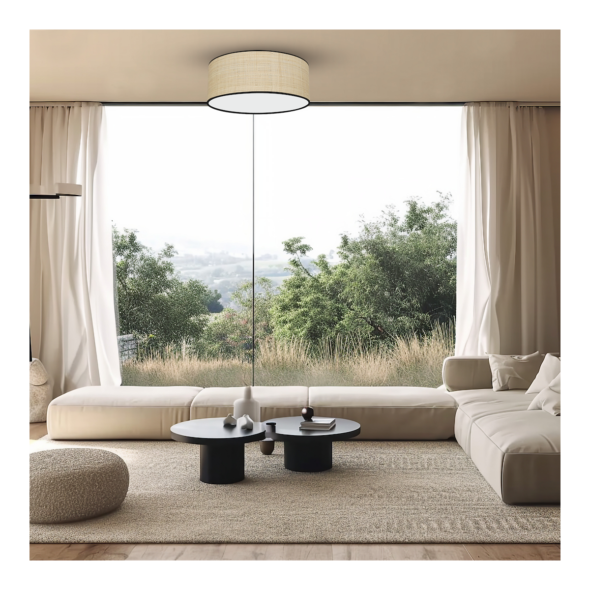 MiLagro MLP71067 lampa rattanowa
