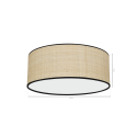 MiLagro MLP71067 lampa rattanowa