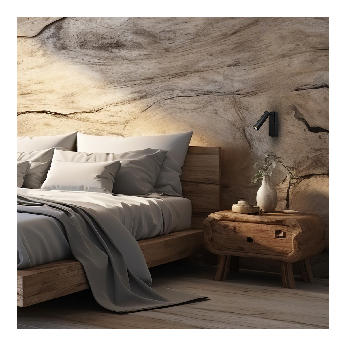 MiLagro Kinkiet Santi 1xG9 Czarny ML1012