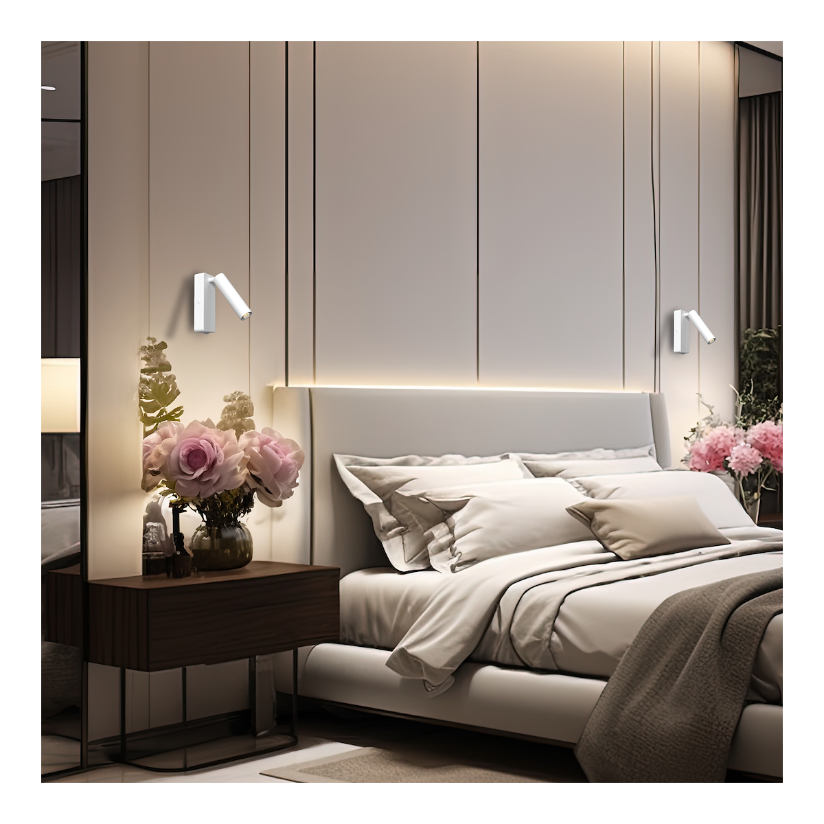 MiLagro Kinkiet Santi 1xG9 Biały ML1013