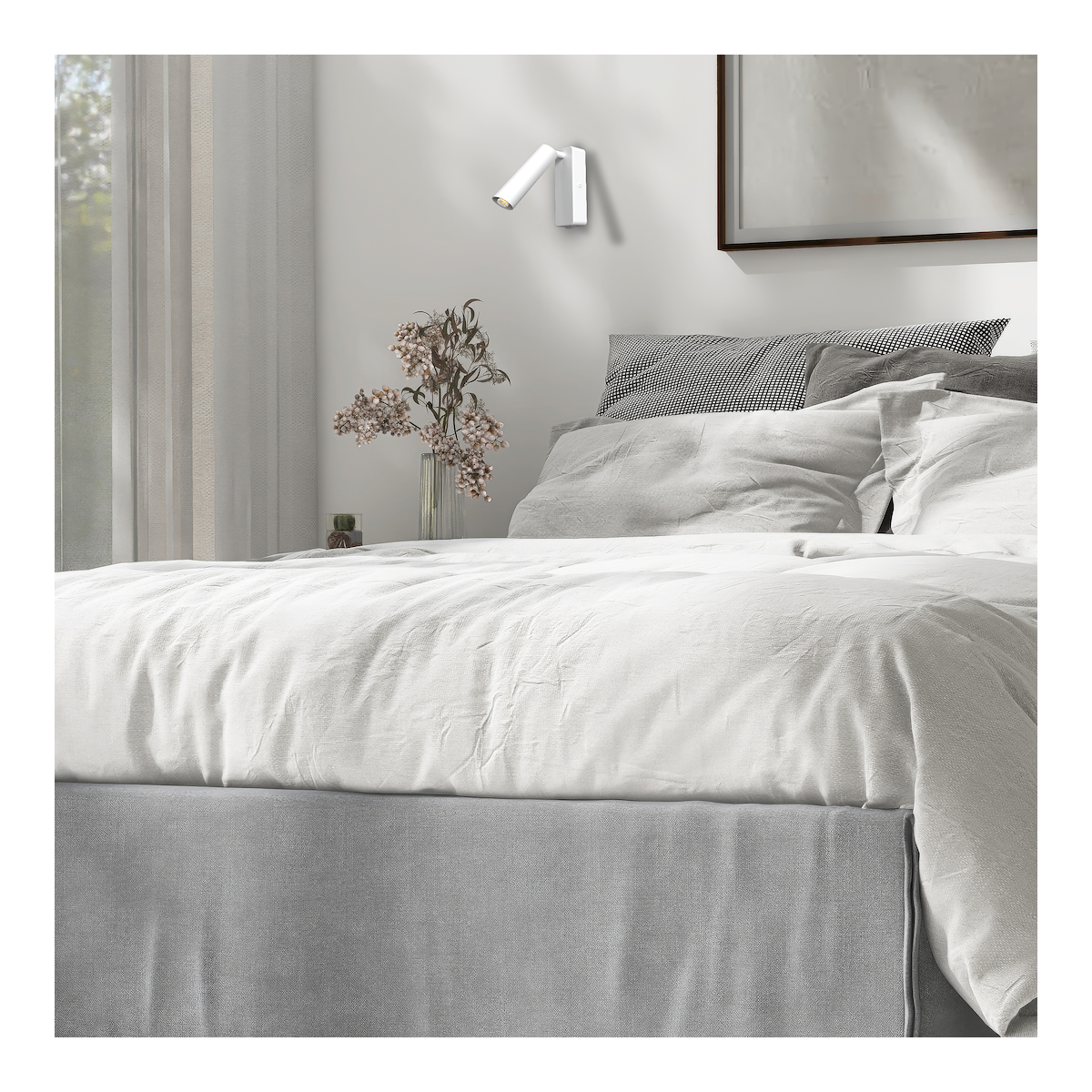 MiLagro Kinkiet Santi 1xG9 Biały ML1013