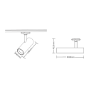 MiLagro ML1119 reflektor Magro czarny