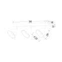 MiLagro Oprawa Cone Spot Złoty 3xGU10 ML1122