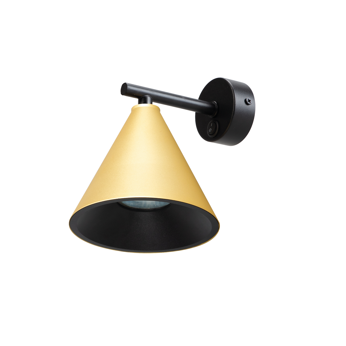 MiLagro ML1123 kinkiet Cone złoty