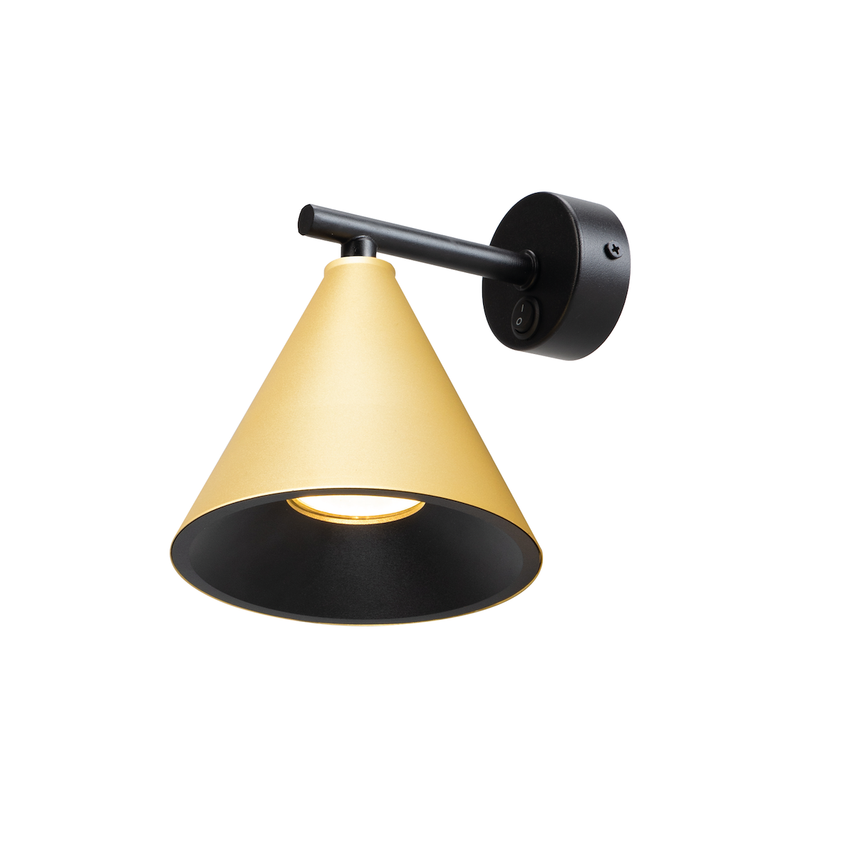 MiLagro ML1123 kinkiet Cone złoty