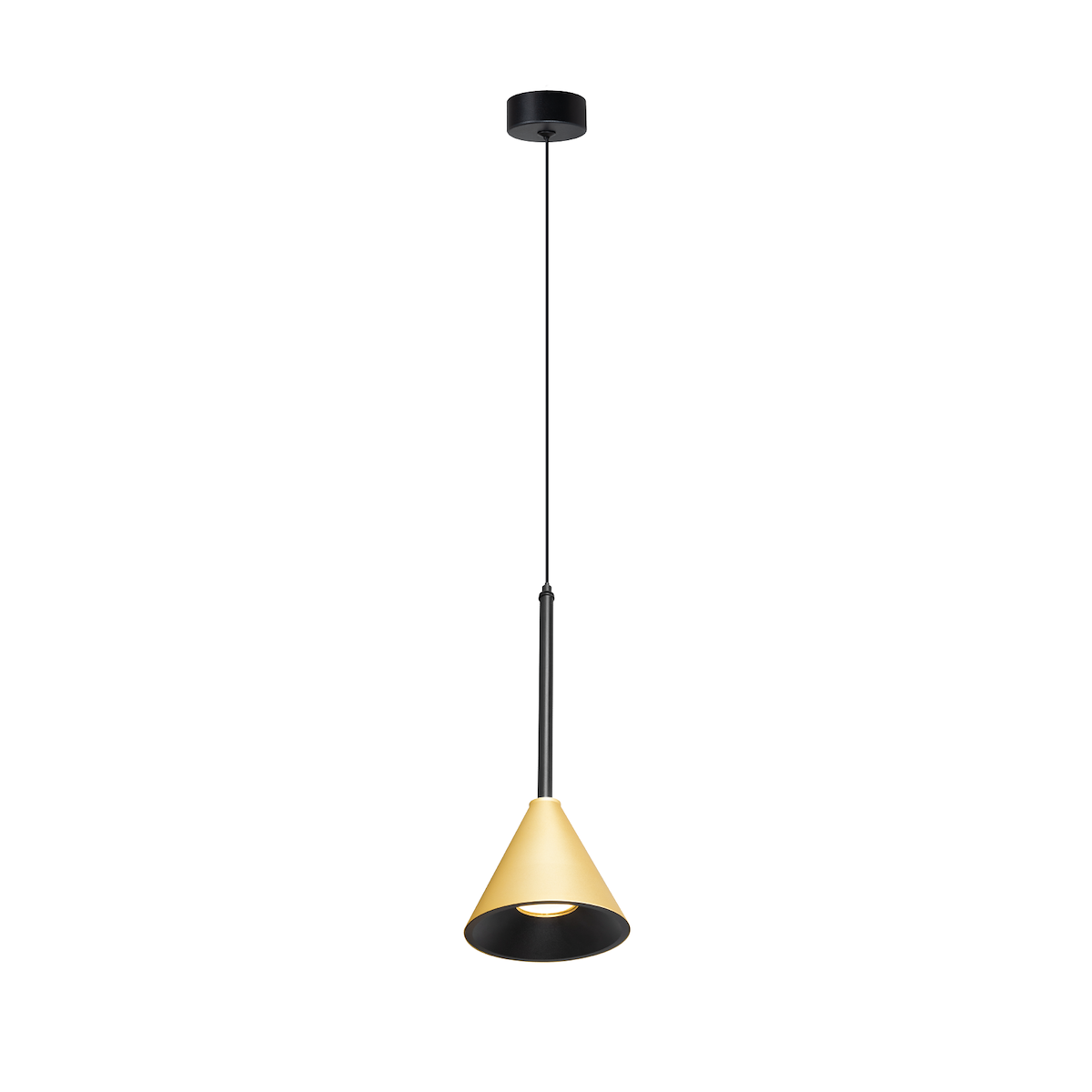 MiLagro ML1124 lampa Cone złota