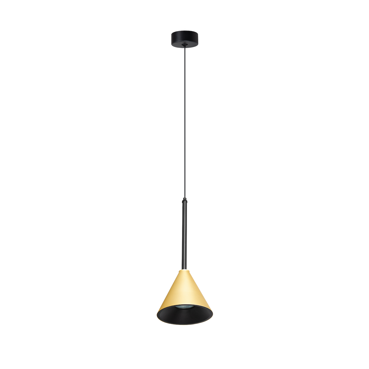 MiLagro Lampa Wisząca Cone Złoty 1xGU10 ML1124
