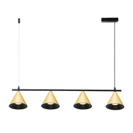 MiLagro Lampa Wisząca Cone Złoty 4xGU10 ML1125