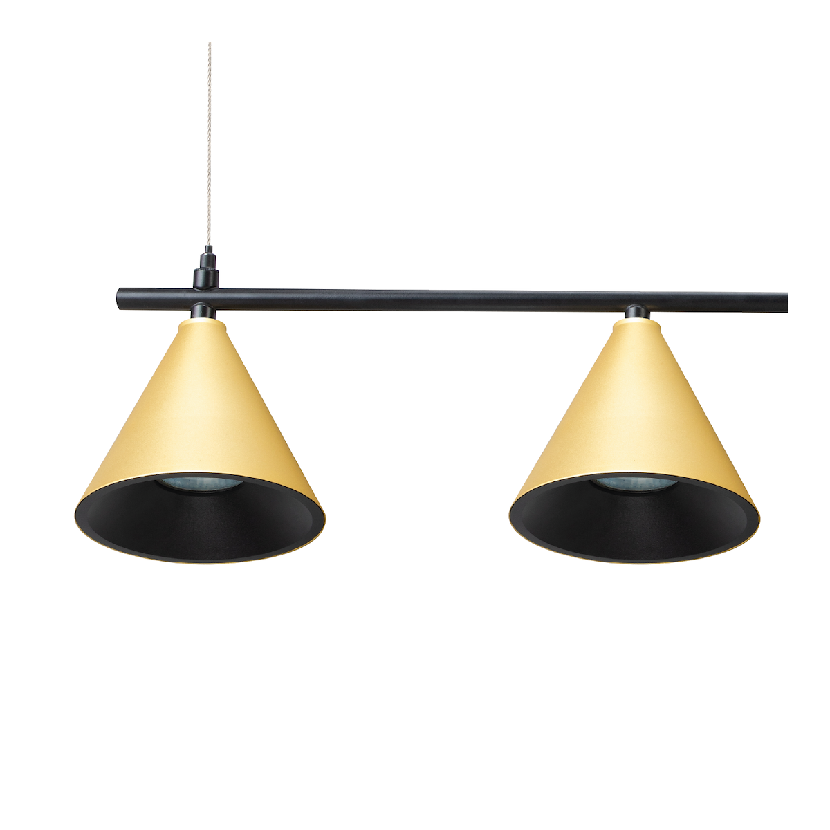 MiLagro Lampa Wisząca Cone Złoty 4xGU10 ML1125