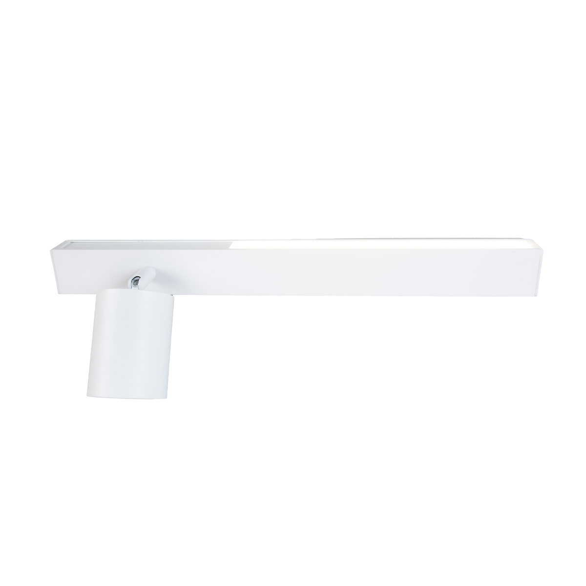 MiLagro Kinkiet Magnet 9W+1xGU10 3000/4000K Biały Lewy ML1129