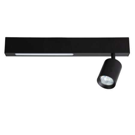 MiLagro Lampa Sufitowa Magnet 5W+1xGU10 3000/4000K Czarny ML1130