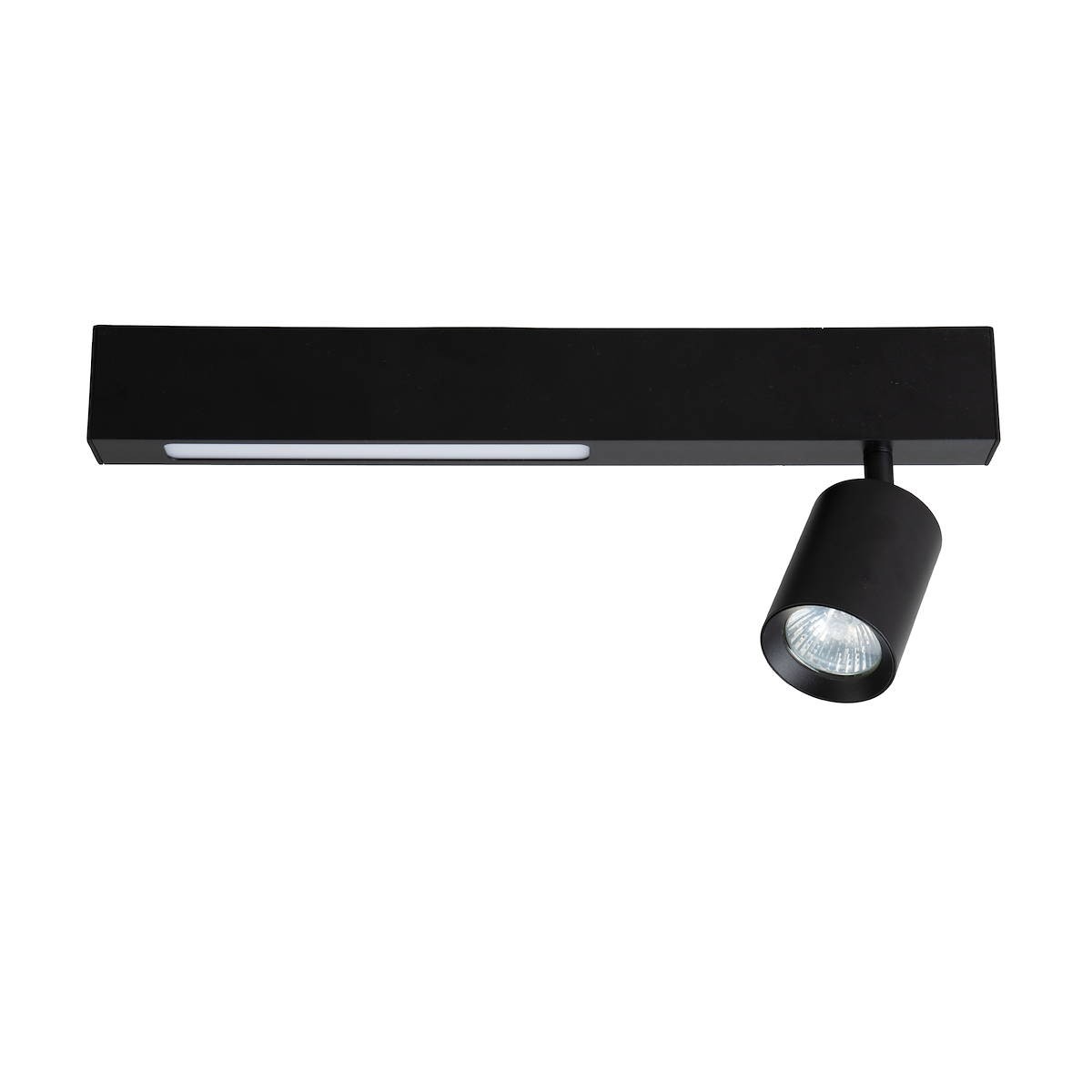 MiLagro Lampa Sufitowa Magnet 5W+1xGU10 3000/4000K Czarny ML1130