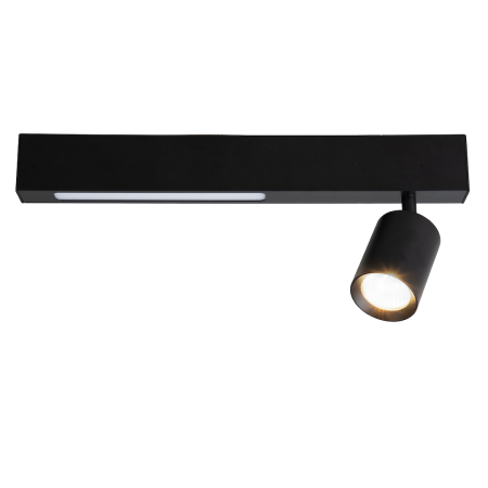 MiLagro Lampa Sufitowa Magnet 5W+1xGU10 3000/4000K Czarny ML1130
