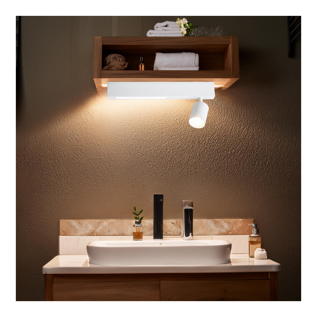 MiLagro ML1131 lampa Magnet biała