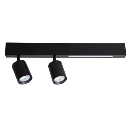 MiLagro Lampa Sufitowa Magnet 5W+2xGU10 3000/4000K Czarny ML1132