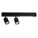 MiLagro Lampa Sufitowa Magnet 5W+2xGU10 3000/4000K Czarny ML1132